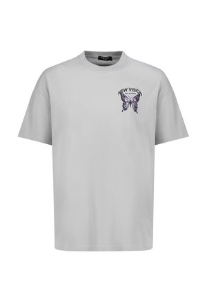 Print T-shirt - light-grey