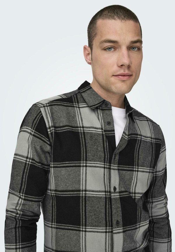 ONSGUDMUND CHECKED SHIRT - Shirt - grau3