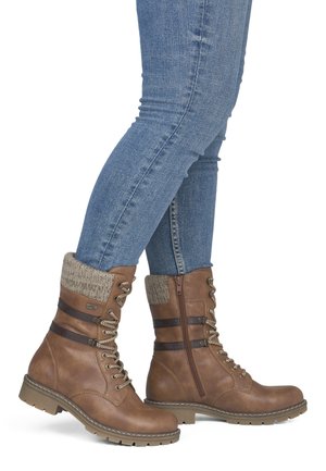 Rieker, RIEKER SCHNÜRSTIEFEL Y9107 - Vinterstøvler - brown