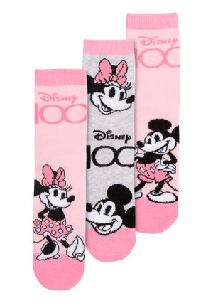 Disney 3ER PACK MINNIE MOUSE - Socks - rosa