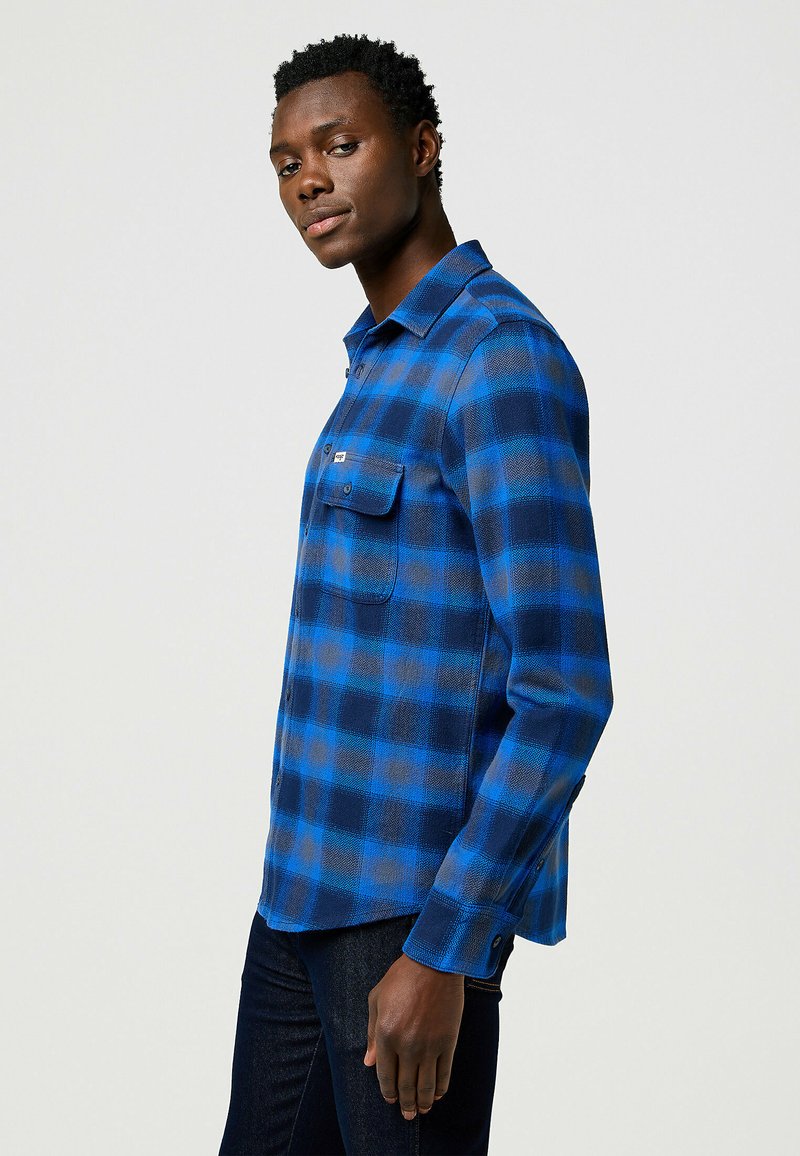 Chemise Wrangler Western Kaki - Taille XL - Manches Longues - Pearl Snap - Homme