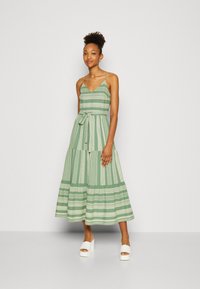 Vero Moda - VMDICTHE SINGLET DRESS - Maxi ruha - dark ivy/athen birch Miniatűr kép 1