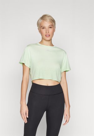 YOGA STUDIO WRAPPED - T-Shirt print - semi green spark/grey two