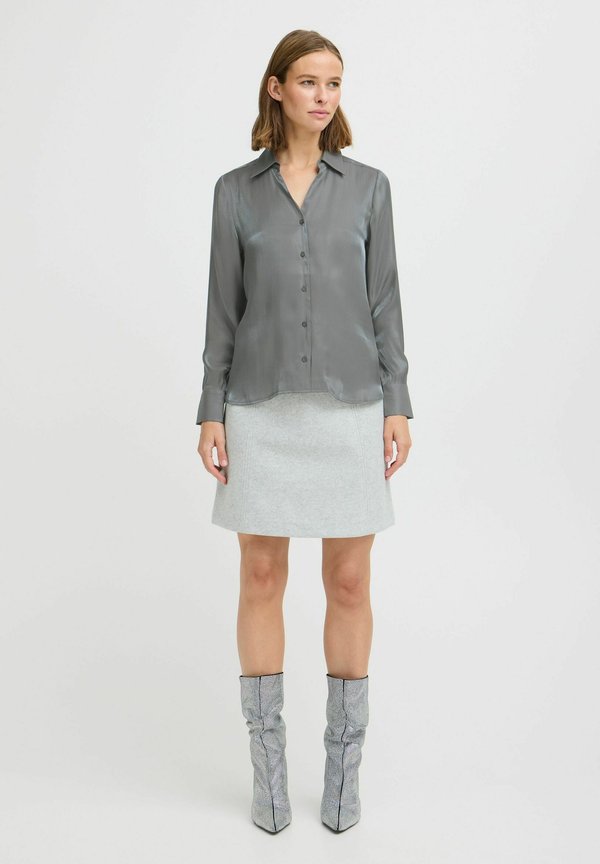 BYFILIE - Button-down blouse - quiet shade mix2