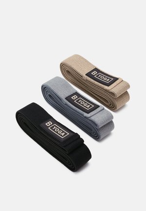 THE BODY BANDS 3 PACK - Fitness / Yoga - black/shadow/cacao