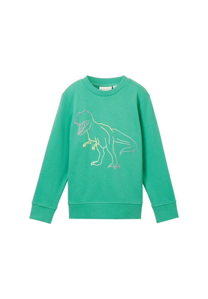 TOM TAILOR Jungen Sweatshirt Mit Graffiti-Muster - Bio-Baumwolle Regular Fit