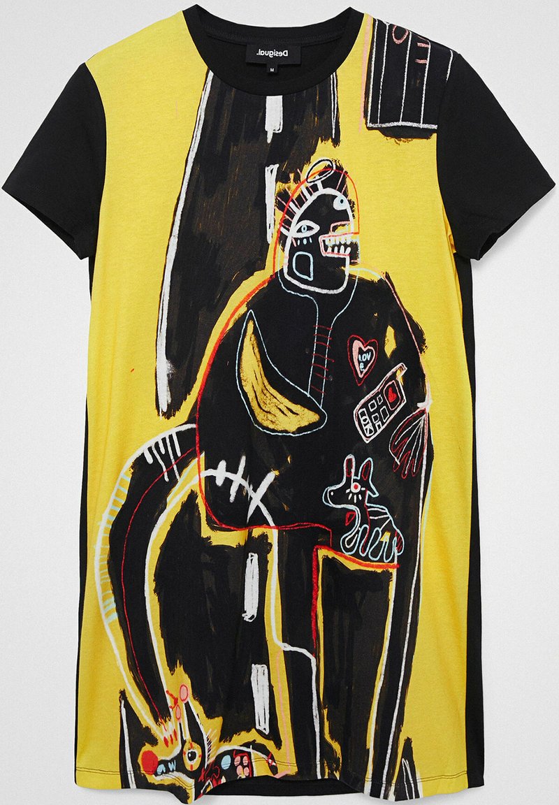 Desigual Jerseyjurk geel