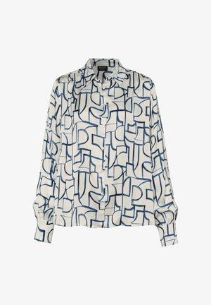 DESOTO, MIT VOLUMENÄRMEL GERADER SCHNITT - Button-down blouse - dunkelblau