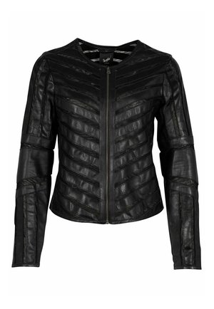 Mauritius GGSURI LELEV - Veste en cuir - black