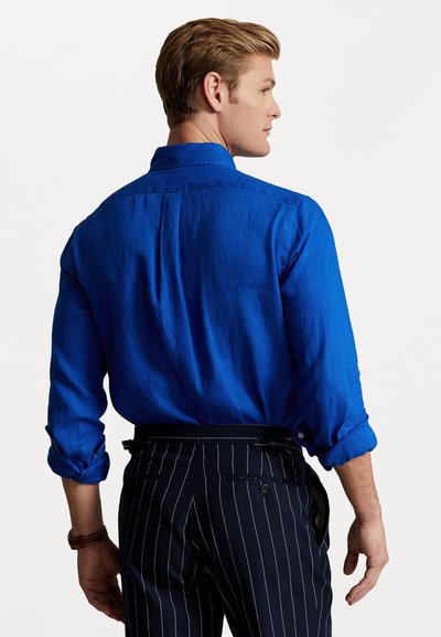 Polo Ralph Lauren SLIM FIT LINEN SHIRT - Skjorta - heritage blue