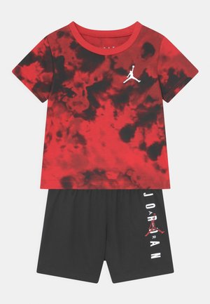 JORDAN SMOKE DYE SET UNISEX - T-shirt con stampa - black