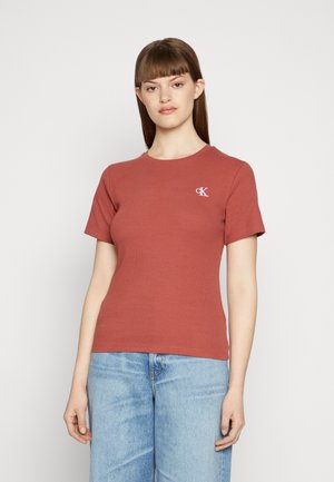 TEE - T-shirt basic - terracotta tile