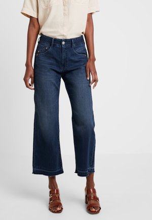 Široké džíny - stone blue denim