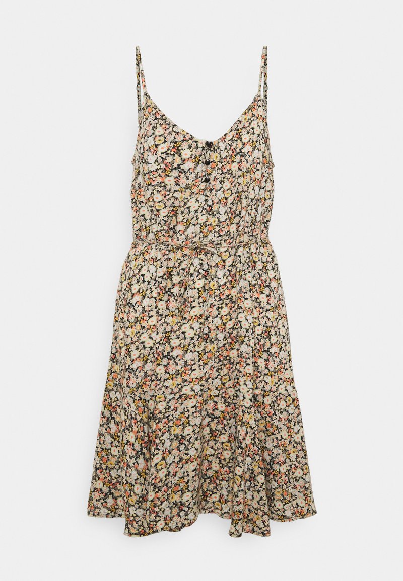 Pieces PCNYA SLIP BUTTON - Vestido camiseiro - black