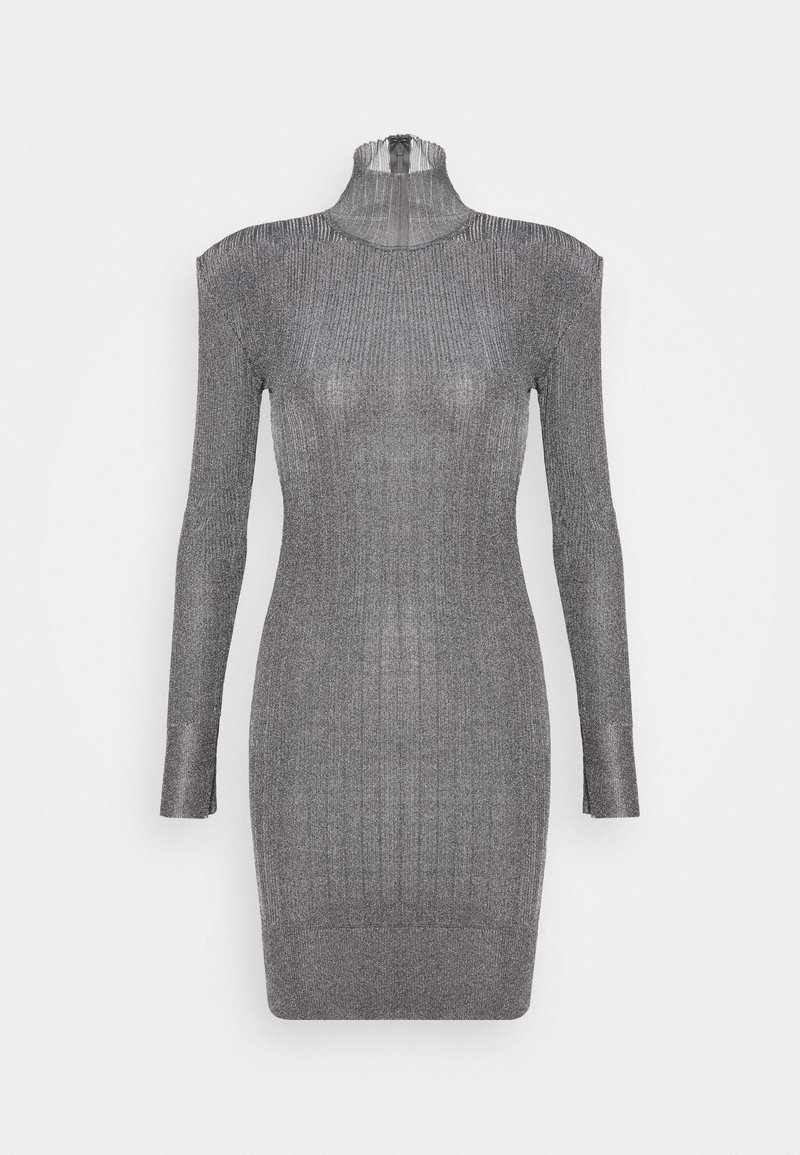 Damen Bekleidung | Hervé Léger LONG SLEEVE DRESS Strickkleid gunmetal/grau - QG72929 Damen Bekleidung | Hervé Léger LONG SLEEVE DRESS Strickkleid gunmetal/grau - QG72929