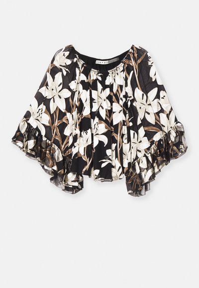 Alice + Olivia ARDELIA OFF SHOULDER - Blusa - stargazer black