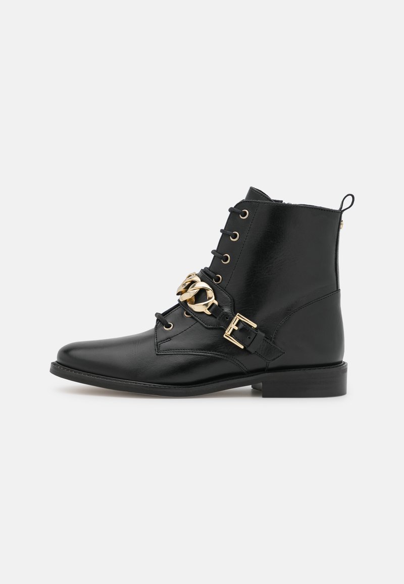 Cosmoparis Veterboots zwart Cosmoparis Veterboots zwart