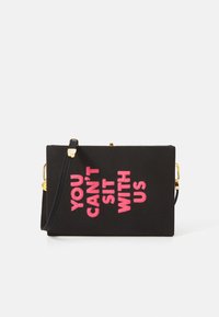 BOOK YOU CAN'T SIT WITH US STRAPPED - Pisemska torbica - black