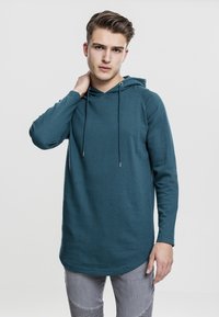 Urban Classics - OPEN EDGE  - Sweat à capuche - teal Image miniature 1