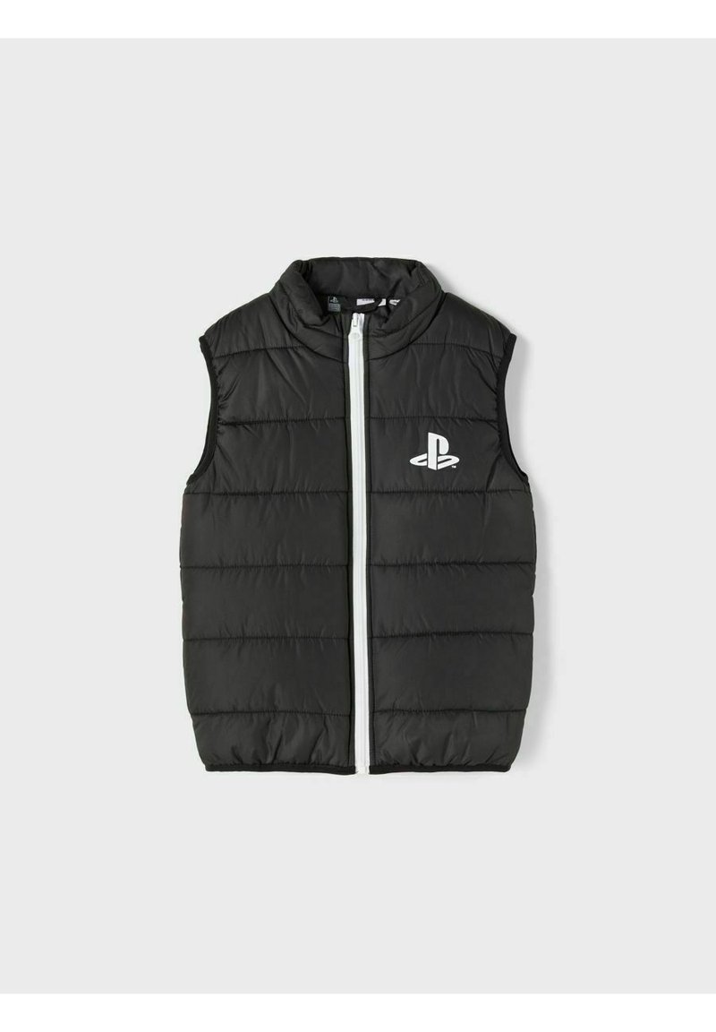 Kinder Jacken | Name it NKMPLAYSTATION DASPER Weste black/schwarz - SV21514 Kinder Jacken | Name it NKMPLAYSTATION DASPER Weste black/schwarz - SV21514