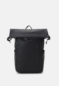 Tommy Hilfiger MONOTYPE ROLLTOP BACKPACK UNISEX - Zaino - black
