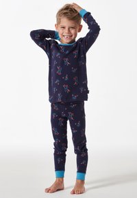 Schiesser BOYS WORLD - Conjunto de pijama - dunkelblau