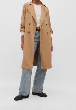 Trenchcoat - mottled brown