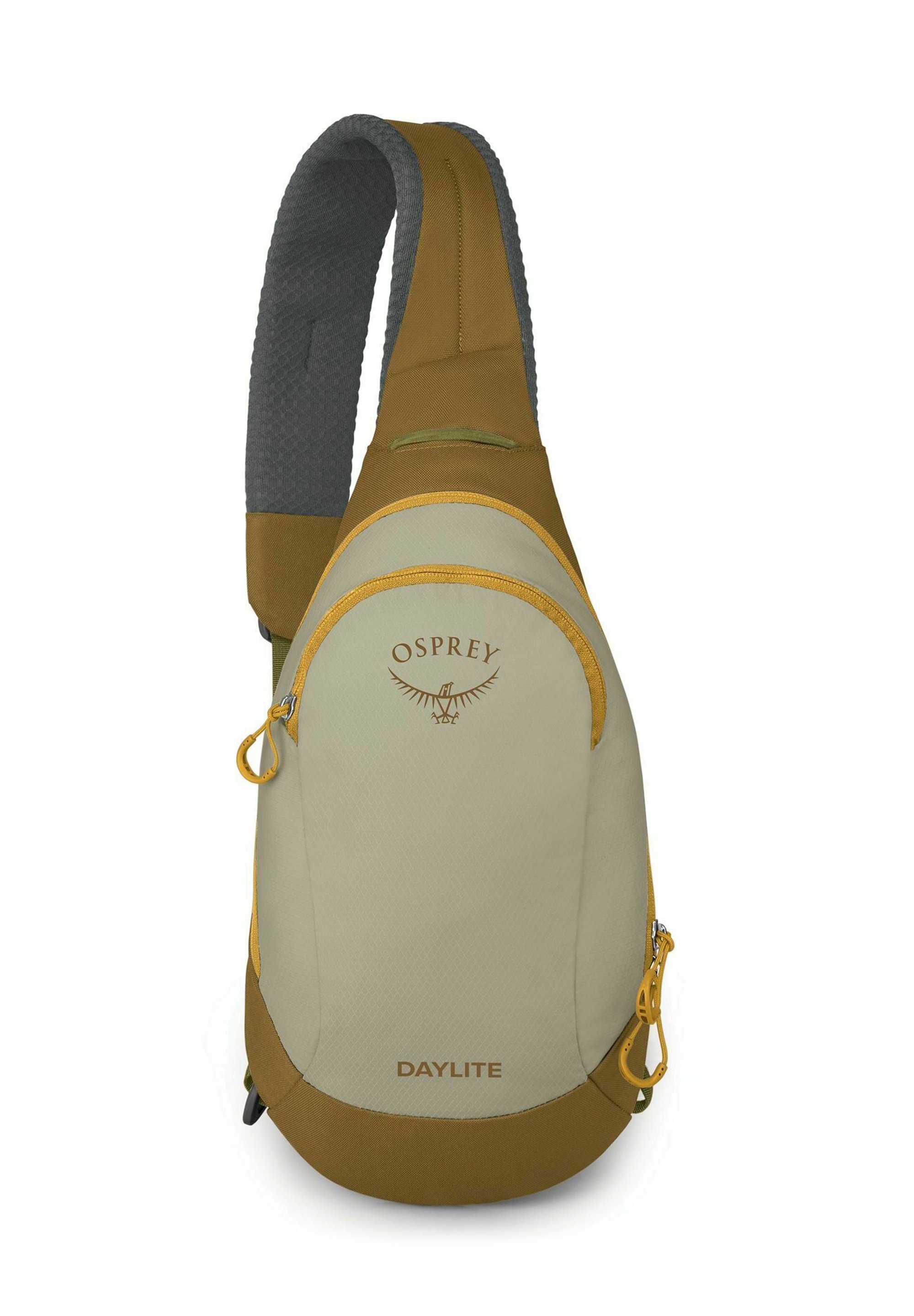 Osprey DAYLITE - Cross body bag - meadow gray histosol brown 