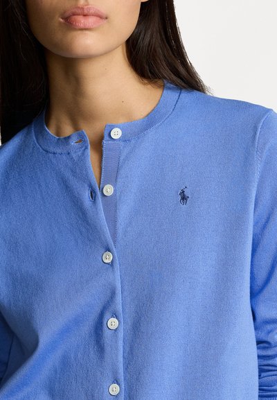 Polo Ralph Lauren PIMA COTTON LONG SLEEVE CARDIGAN - Neuletakki - nantucket blue