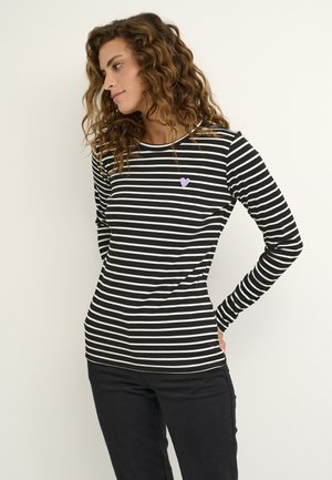 Street One Maglietta LS_Two-Color Stripemix, Smell of Lavender