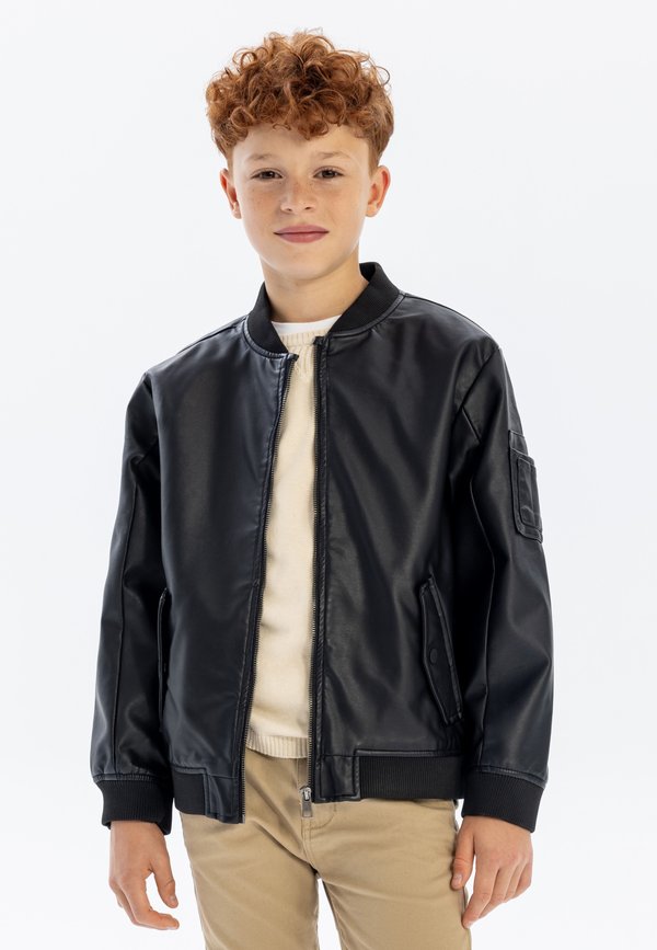 FULL ZIPPED REGULAR - Kunstlederjacke