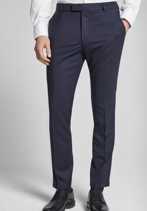 GUN - Suit trousers - dark blue