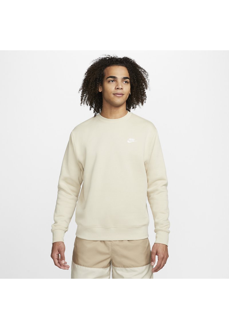 Nike Sportswear CRW - Ikdienas džemperis - rattan white