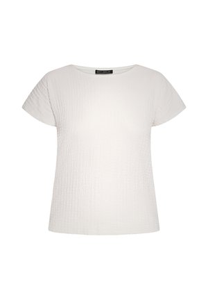 Betty Barclay, BETTY BARCLAY MIT U-BOOT-AUSSCHNITT STRUKTURSHIRT - Bluse - rohweiß