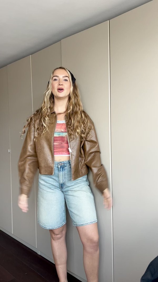 BAGGY DAD JORT - Denim shorts - i told you2