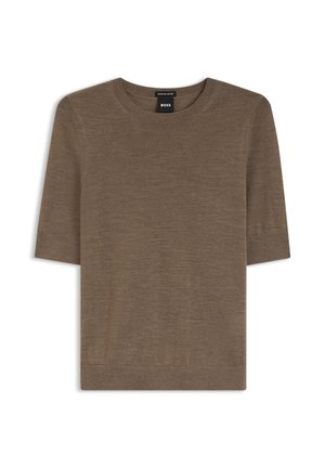 BOSS, FARBELLA - T-paita - brown overflow