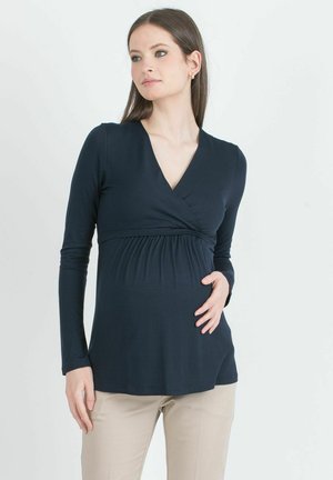 MARGHERITA - MATERNITY AND NURSING  - Långärmad tröja - blue
