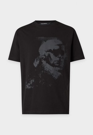 KARL LAGERFELD, - T-shirt z nadrukiem