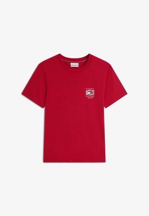 Tommy Hilfiger, AMERICANA GRAPHIC LOGO TEE - T-shirt imprimé - medium red
