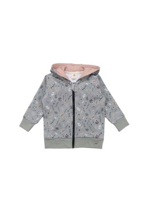 TINY FLOWERS - Zip-up sweatshirt - grün