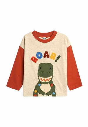 T-REX ROAR - REGULAR FIT - Pikkade varrukatega topp - natural