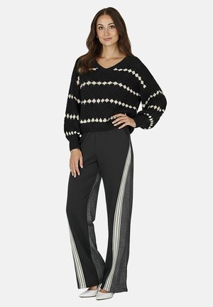 BANO STRIPE - Pulóver - black mix