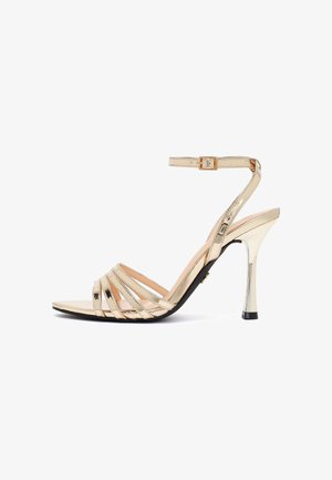 Derimod, High heeled sandals - gold-coloured