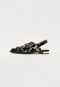 GARI - Slingback-ballerinasko - black crinkle