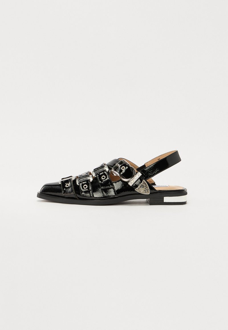 Steve Madden - GARI - Slingback ballet pumps - black crinkle, Enlarge