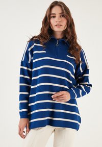 Neule - royal blue/light stone