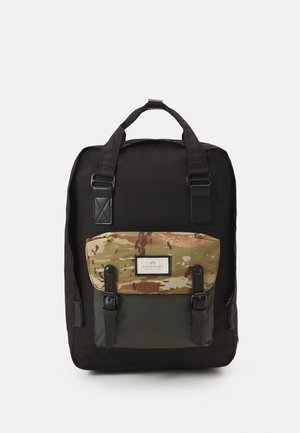 MACAROON LARGE TARZAN SERIES - Rucksack - black/army