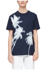 s.Oliver MIT GRAFIK - T-shirt print - navy