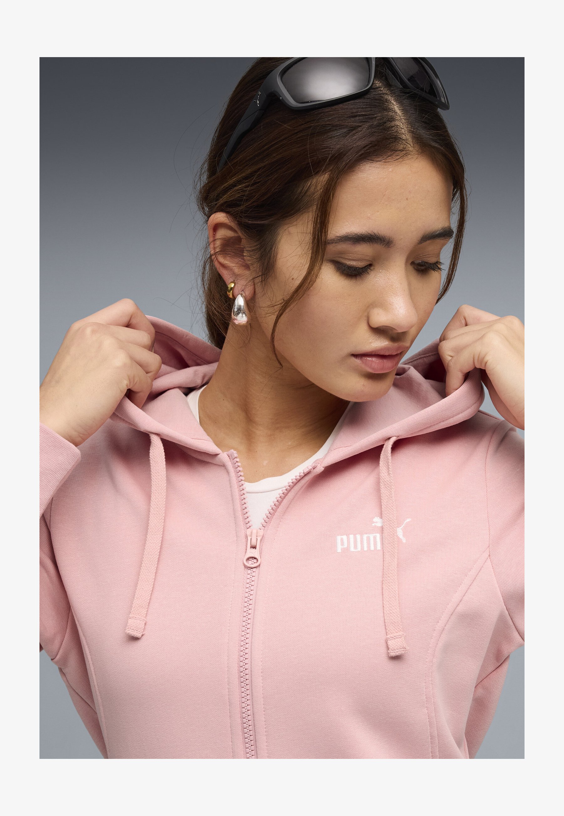VR7 Tuta Da Ginnastica Donna Rosa: Felpa Con Cerniera E Pantaloni, Taglia 40/42 IT (S/M)