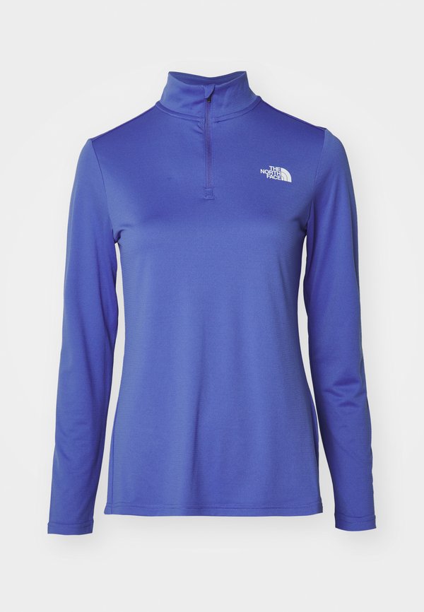 FLEX 1/4 ZIP TEE SLIM - Long sleeved top - indigo plum2